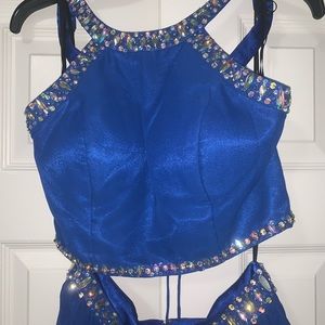 Royal Blue Homecoming Dress